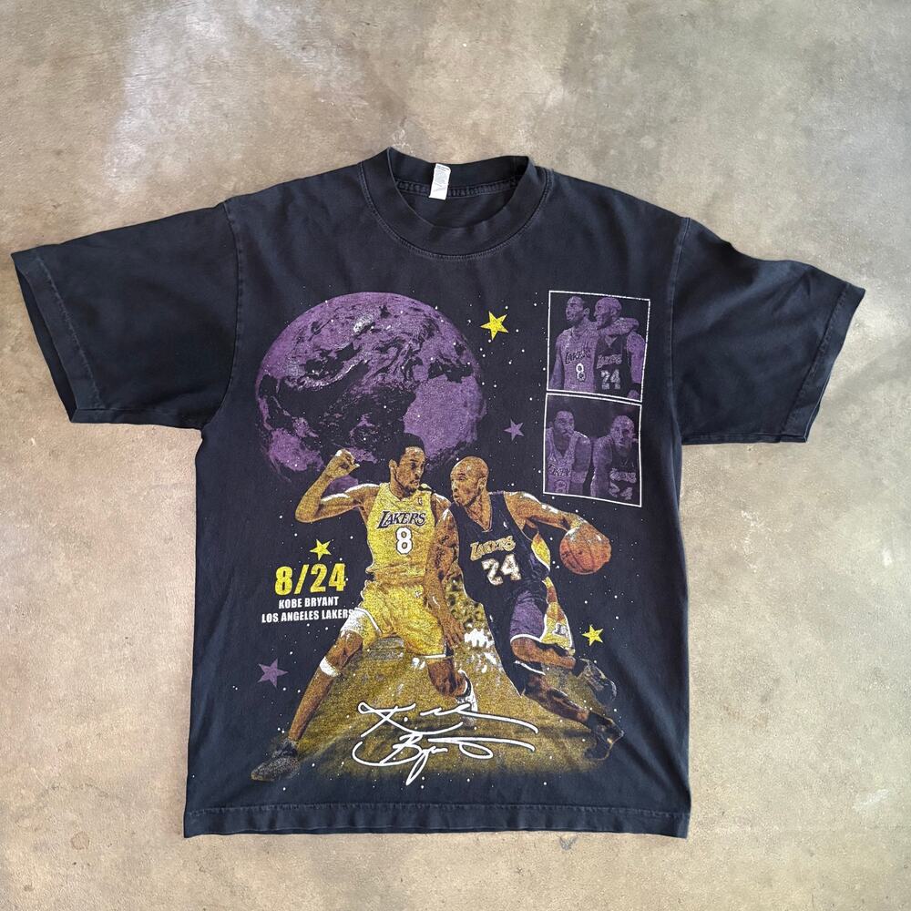 HEATZ STUDIO Kobe Lakers Tribute Nba Tee Size Mens L